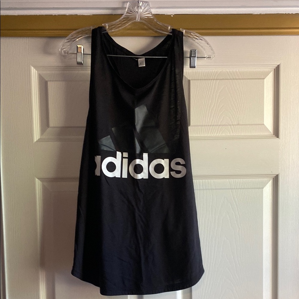 Adidas Black Sleeveless Top XL